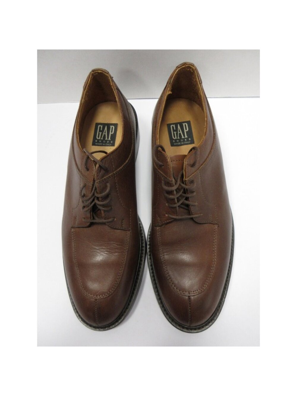 VINTAGE GAP Shoes 10 D Derby Leather Dress Lace Up Made In Italy